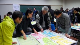 致芳コミュニティーセンターでのワークショップ風景写真