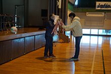 優勝杯返還(白兎チーム)