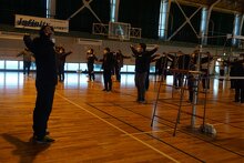 準備運動もしっかり！